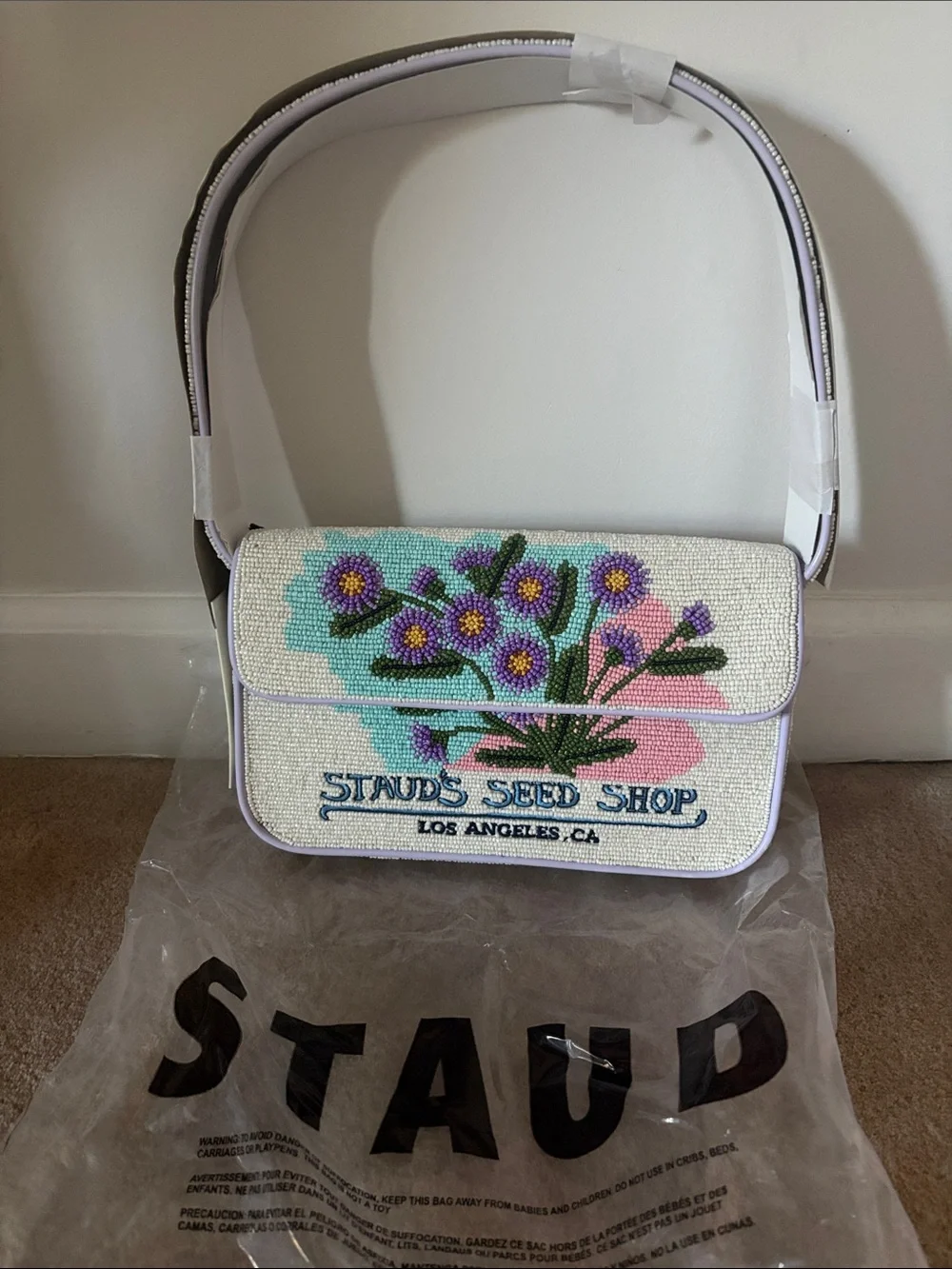 NWT STAUD Tommy seed shop bag - Picture 1 of 3